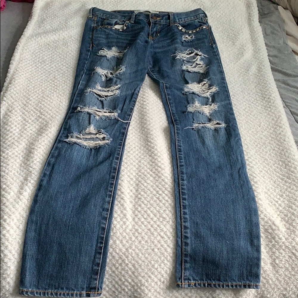 Distressed Hollister Jeans